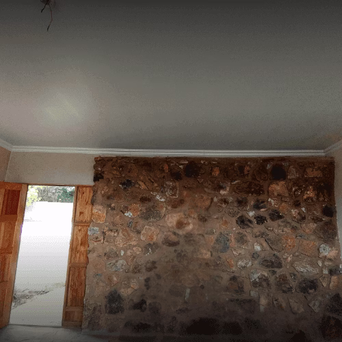 Ceiling after professional installation — clean smooth finish, Centurion