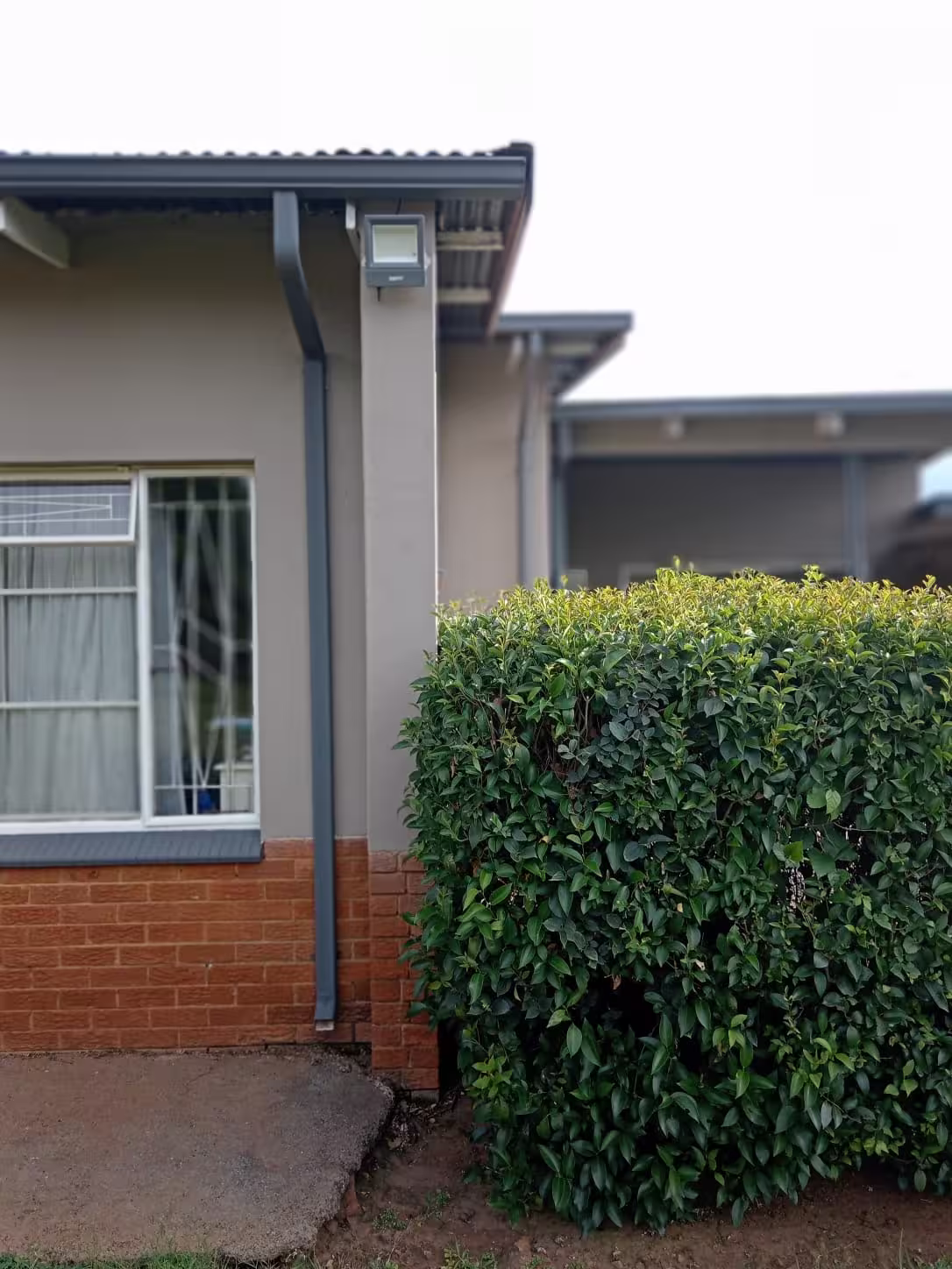 Gutters before installation — blocked and deteriorated, Centurion