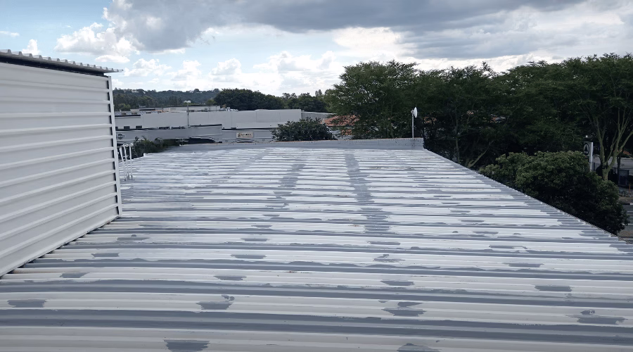 Waterproofing and damp proofing applied to a roof surface